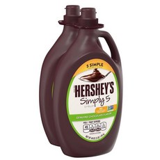허쉬 심플리 5 초콜릿맛 시럽 1.36kg, 2개