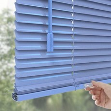 늘다온 무타공 블라인드 알루미늄 손잡이로 내리는 조절 당김 막대 스틱 커튼