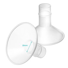 Belmikal Medela 유축기와 호환되는 16mm 쉴드 - 개인핏 프리스타일 하모니 맥시 플렉스 Lansinoh 펌프-SignaturePro SmartPump 수동, 22mm 플랜지