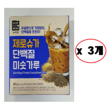 녹차원 제로슈가 단백질 미숫가루, 400g, 3개