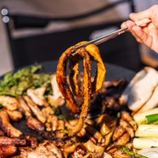 [디핑소스증정] 모듬 소곱창 구이 야식 밀키트 캠핑음식 술안주, 1개, 160g