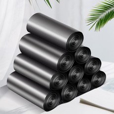 롤 야외 쓰레기봉투 두꺼운 재질 검정색 비닐봉투, 두꺼운 쓰레기봉투 800개, 1000ml, 800개