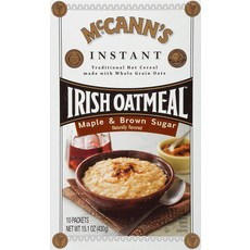 McCann's 인스턴트 오트밀 컵 바닐라 꿀 53.9g1.9온스 12팩 139760, 39.7g