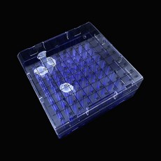 레디코 크라이오 박스 100홀 냉동 바이얼 랙 vial cell box 극 저온 냉장 질소 보관 마이크로 튜브 스토리지 상자, 100홀 클라이오박스