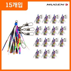 무겐 스커트 타코도래 3팩 대용량 문어채비 도래 3호 6호 8호, 1개, 15개입