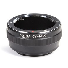 Contax Yashica CY-소니 E 마운트 A7III A9 NEX-7 카메라용 FOTGA 렌즈 어댑터 링, 1개