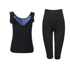 여성땀복나시 여자땀복세트 위아래 수트 헬스 운동복 코디