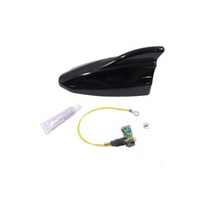 大禾自動車 汽車天線 車頂鯊魚鰭 通用型 免打孔 加強信號 改裝裝飾, 1個