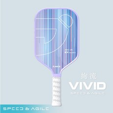JNICE久奈司 入門 絢流 VIVID 匹克球拍(速度型) ，輕量化設計，速度型球員首選, 1個