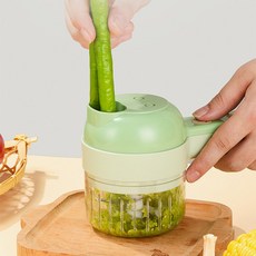 Buro貿易電動切菜器萬用切菜器刨絲器, 1套綠色