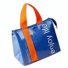 캠핑 피크닉 보냉보온 런치백 도시락 가방, 1개, 블루