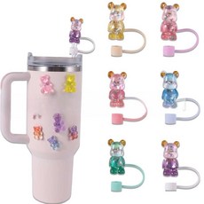 스탠리호환 빨대 마개 스토퍼 캐릭터 스트로 캡 뚜껑 악세사리 텀블러 고양이 발톱, 1개