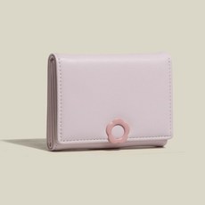 2024新款日韓三折短款錢包女款簡約ins小巧可愛時尚學生零錢包