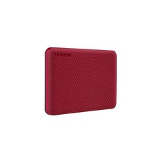 Toshiba 칸비오 게이밍 1TB 휴대용 외장 하드 드라이브 USB 3.0 PlayStation Xbox PC 및 Mac용 블랙(HDTX110XK3AA), 백업 2.0, 레드
