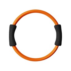 Bridgeport 台灣橋堡 健身環 皮拉提斯圈 健身圈，輕巧便攜，多部位鍛鍊，舒適材質，瑜珈輔助, 【SGS 認證 閃亮橘】日本版 健身環, 1套