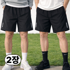 스피디컴피 퀵드라이 밴딩 아이스 여름 반바지 트레이닝 반바지 2개