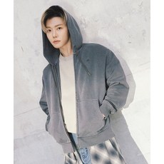 매장정품 리 LEE NCT 재민 PICK다이드 라벨 후드 집업 피그먼트 챠콜 LE2503HZ10PO 133618