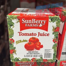 썬베리팜스 토마토 쥬스, 6개, 1L