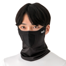 [수이골프 G형] 스포츠 마스크 UV 자외선 차단 얼굴 햇빛가리개 골프 등산 조깅 바이크, G-14 유광 블랙