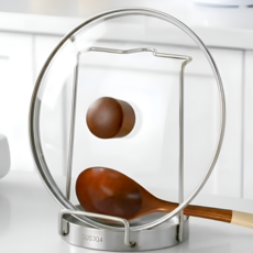 그로브홈 올스텐 304 냄비 뚜껑 국자 받침대, 1개, 스텐 실버