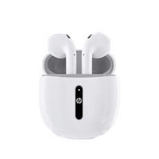 HP 無線藍牙耳機 藍牙5.3 13mm大單體 30小時續航, 白色, H10H