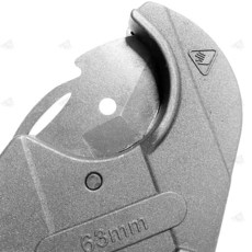 비닐하우스 파이프 교체 래칫 컷팅 가위 호스 커터기 플라스틱 PP 배관 커터 엑셀 PE 관 절단기 PVC 가따 커팅 작업 컷팅기 나무 캇타 커팅기 C 63mm 리필커터날, 1개