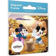 한국의 미키와 미니 1 (큰조각) (자석) 디즈니자석퍼즐 퍼즐 9피스, 본상품