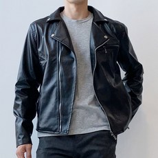 가죽 라이더 자켓 남성 기본핏 간절기 캐주얼 재킷 nys+2977kr