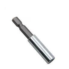 臺灣熱銷 60 毫米六角柄延長連接桿 1/4 快速更換批頭接頭電動工具配件套裝, 1個, 60mm延長桿