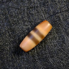 老料頂級肉中砂五線線珠，精選老料，紋理獨特，文玩收藏佳品, 1個