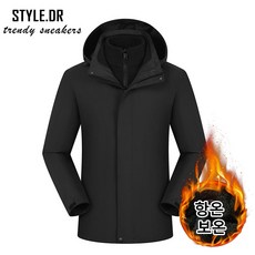 STYLE.DR 겨울 방수 바람막이 자켓 데일리룩 경량 남녀공용 아웃도어 등산복 바람막이