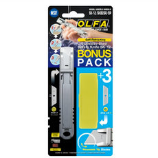 OLFA 不鏽鋼安全割刀 超值包 附3片刀刃, 1個