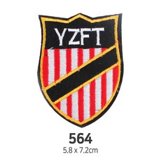 와펜 DIY 자수 패치 와펜모음 열부착식와펜, 4개, 와펜 패치 564번