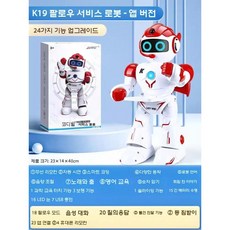 AI반려로봇 스마트 인공지능 음성 말하는 지능형 장난감 반려로봇, K19재무로봇-레드23기능(APP)
