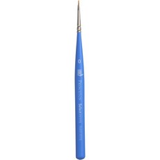 프린스턴 10011482 3750TS-100 일부 아티스트 스팟 디테일러 앵글 페인트 브러시 합성, Size 0, Blue