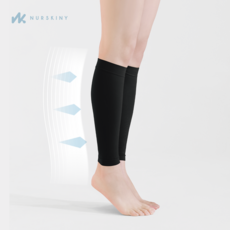 너스키니 키니핏 블랙 간호사 승무원 임산부 고탄력 종아리 병원 압박밴드 압박 스타킹, 블랙(S), 1개, 종아리/무릎형