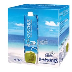 KOH 純椰子水, 1個, 一單限一組, 1L