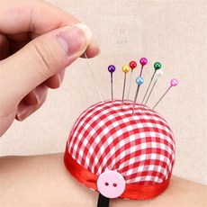 핀봉 바늘꽂이 핀쿠션 시침핀꽂이 손목 핀꽂이, 핀봉나무틀, 1개