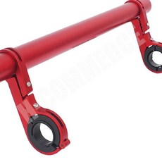 HY 알루미늄 자전거 확장 핸들바 30cm, 블루