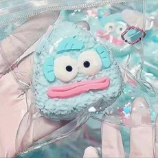 도레아 말랑이 스퀴시 캐릭터 스트레스볼 촉감 힐링, 1세트, 옵션3 블루 말랑이 물고기