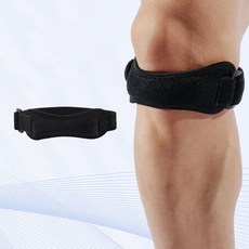 89마트 슬개건 무릎 보호 압박 밴드 2개입, 블랙, 2개