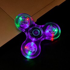 VITALO 기본 빛나는 회전 피젯 스피너, 퍼플_PGC1270, 1개