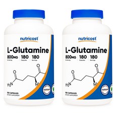 뉴트리코스트 L-글루타민 800mg 캡슐, 180정, 2개
