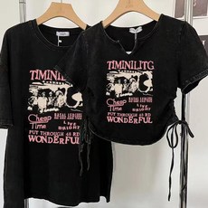 純棉T恤 短袖t恤 古著水洗 夏季韓版上衣 復古運動風