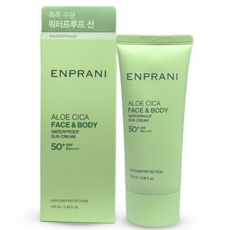 알로에 선크림 워터프루프 대용량 데일리 시카 선크림 진정 바디, 100ml, 1