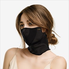 인데이 자외선 차단 골프 마스크, 1개, UV CUT 마스크 (블랙)