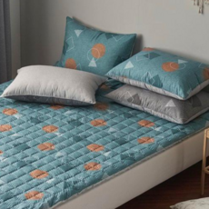 클릭 도형 온수매트커버, 청록