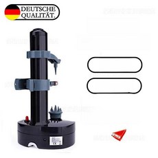 사과 깎는기계 감 배 필링머신 커터 자동, 1개, 블랙 배터리