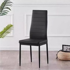 舒適餐椅 北歐風椅子, 黑色高背椅, 1件