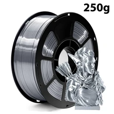 250g 1kg PLA 필라멘트 1.75mm 3D 프린터 실크 실버 골든 화이트 구리색 진공 포장, 06 Silk silver 250g